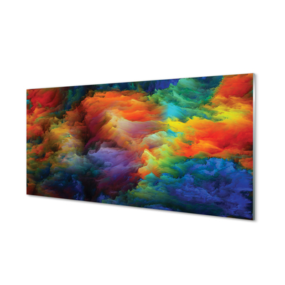 Quadro di vetro Frattali 3d colorati