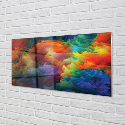 Quadro di vetro Frattali 3d colorati