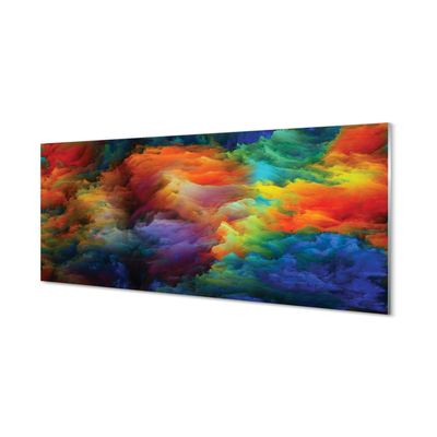 Quadro di vetro Frattali 3d colorati