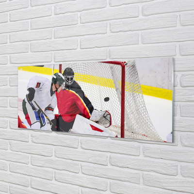 Quadro vetro Obiettivo hockey