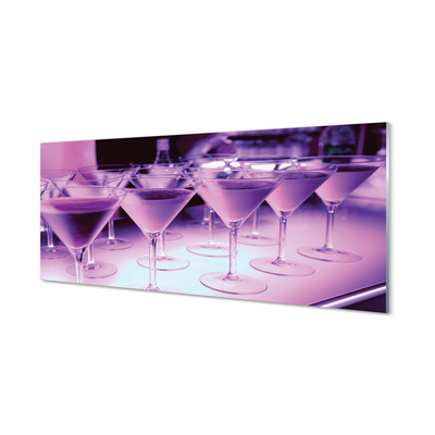 Quadro in vetro Cocktail in bicchieri