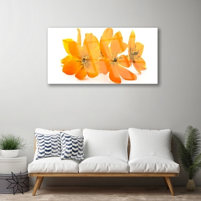 Quadro in vetro Pianta di fiori d'arancio