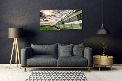 Quadro in vetro Autostrada del Ponte della Valle