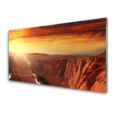Quadro vetro Paesaggio del Grand Canyon