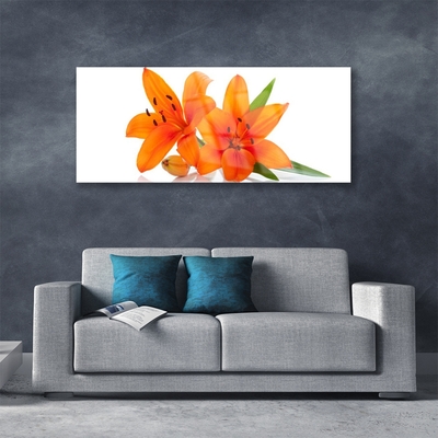 Quadro in vetro Pianta di fiori d'arancio