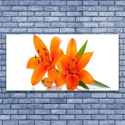 Quadro in vetro Pianta di fiori d'arancio