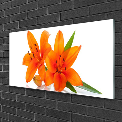 Quadro in vetro Pianta di fiori d'arancio