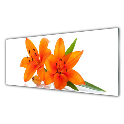 Quadro in vetro Pianta di fiori d'arancio