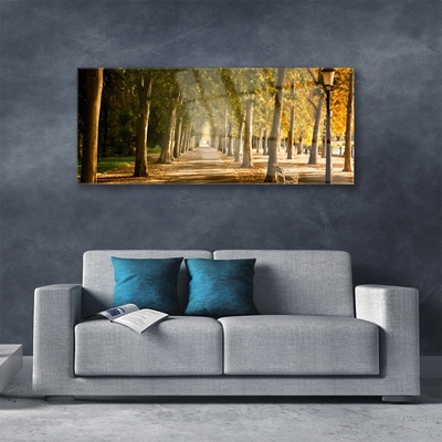 Quadro in vetro Park Avenue Landscape