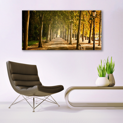 Quadro in vetro Park Avenue Landscape