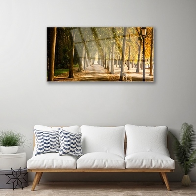 Quadro in vetro Park Avenue Landscape