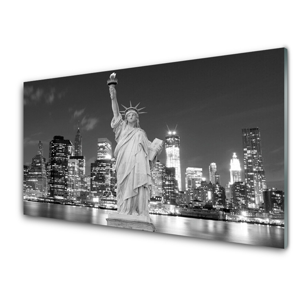 Quadro in vetro Statua della Libertà New York
