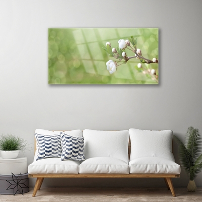 Quadro in vetro Fiori da parete