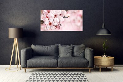 Quadro in vetro Fiori da parete