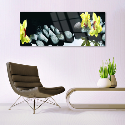 Quadro di vetro Fiore di orchidea