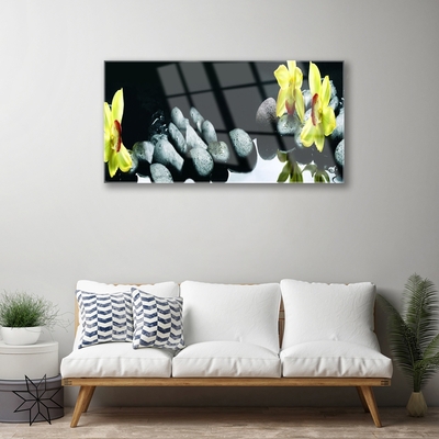 Quadro di vetro Fiore di orchidea