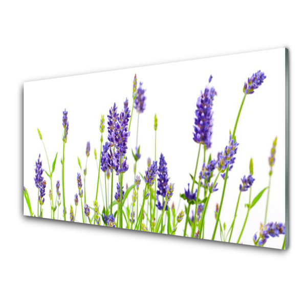 Quadro su vetro Fiori da parete