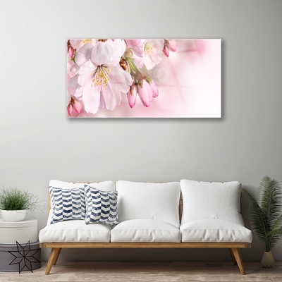 Quadro di vetro Fiori da parete