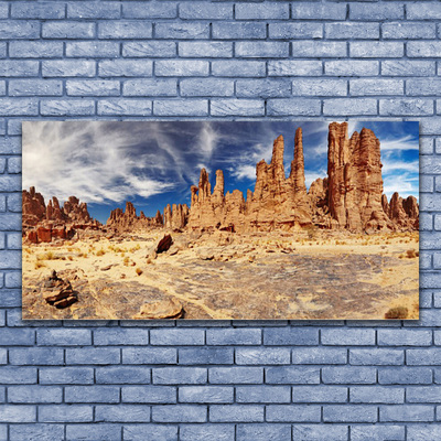 Quadro vetro Sabbia per paesaggi del deserto