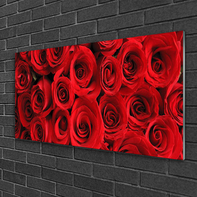 Quadro in vetro Fiori di rose