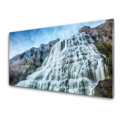 Quadro vetro Cascata Natura