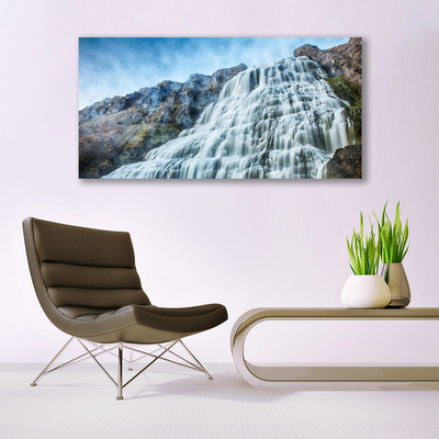 Quadro vetro Cascata Natura