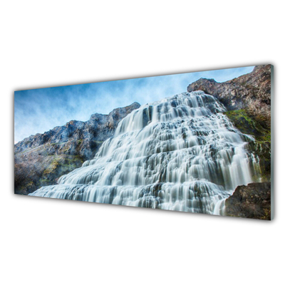 Quadro vetro Cascata Natura