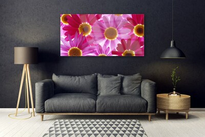 Quadro in vetro Fiori da parete