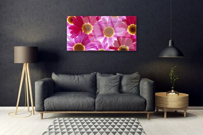 Quadro in vetro Fiori da parete