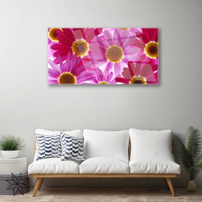 Quadro in vetro Fiori da parete