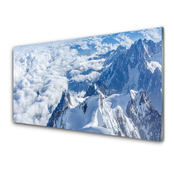 Quadro di vetro Paesaggio montano