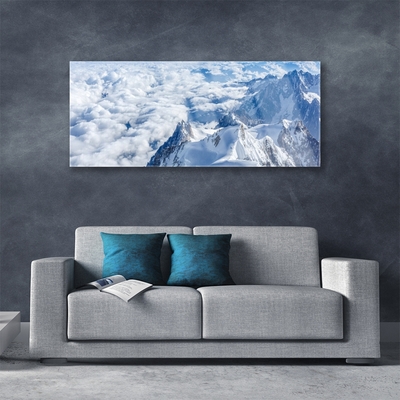 Quadro di vetro Paesaggio montano