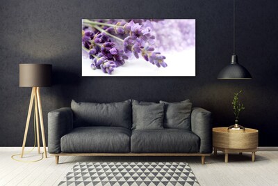 Quadro su vetro Fiori da parete