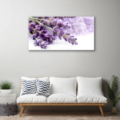 Quadro su vetro Fiori da parete