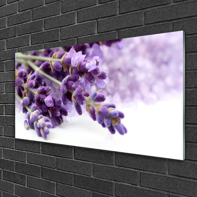 Quadro su vetro Fiori da parete