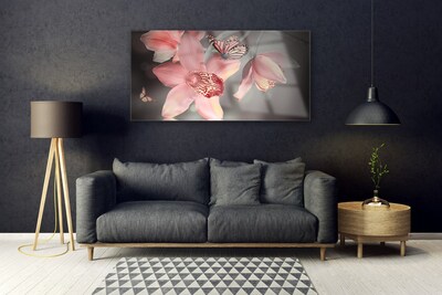 Quadro di vetro Fiori da parete