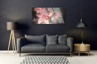 Quadro di vetro Fiori da parete