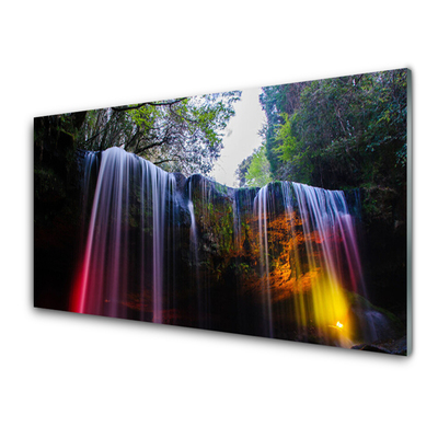 Quadro in vetro Cascata Natura