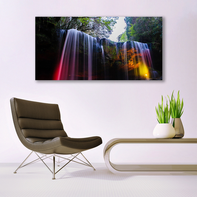 Quadro in vetro Cascata Natura