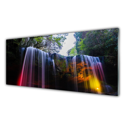 Quadro in vetro Cascata Natura