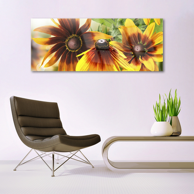 Quadro in vetro Pianta di fiori