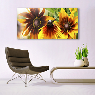 Quadro in vetro Pianta di fiori