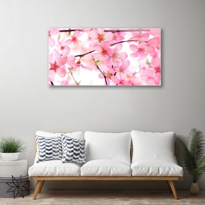 Quadro in vetro Pianta di fiori