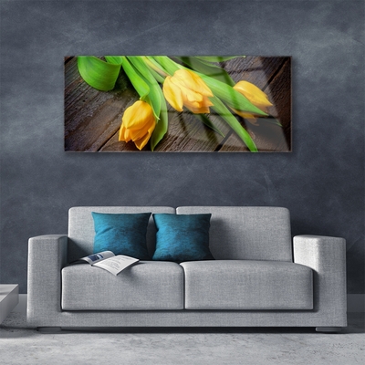 Quadro su vetro Fiori di tulipani