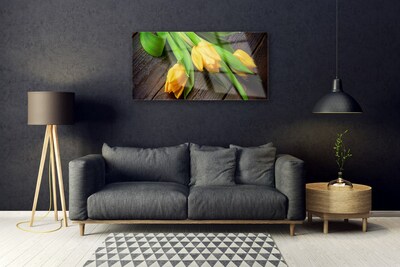 Quadro su vetro Fiori di tulipani