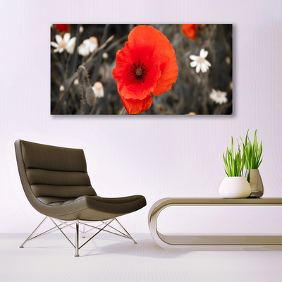 Quadro in vetro Pianta di fiori