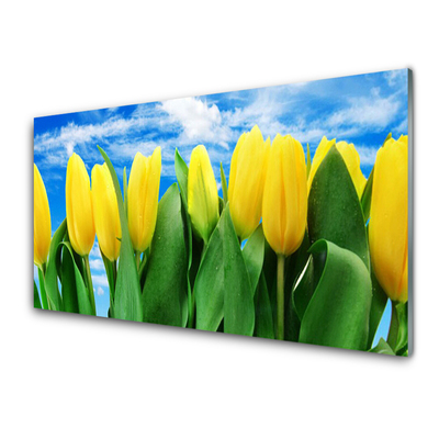 Quadro in vetro Fiori di tulipani