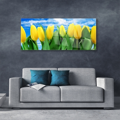 Quadro in vetro Fiori di tulipani