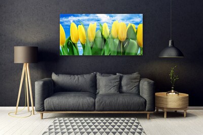 Quadro in vetro Fiori di tulipani