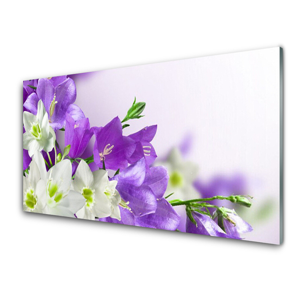 Quadro in vetro Pianta di fiori